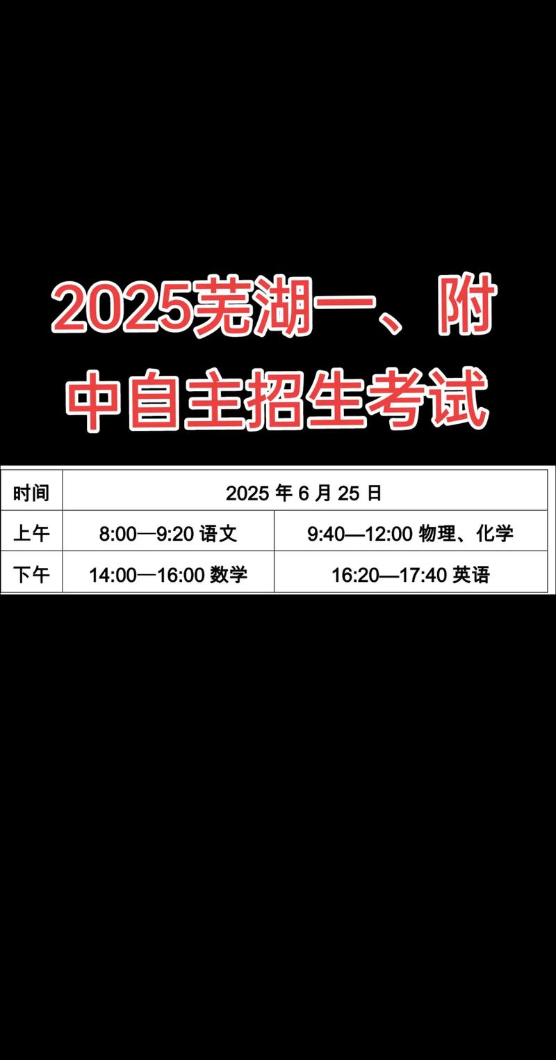2025芜湖中考政策有哪些新变化?