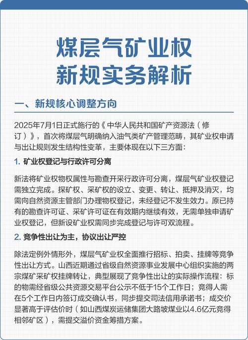 2025煤层气政策有何新变化?