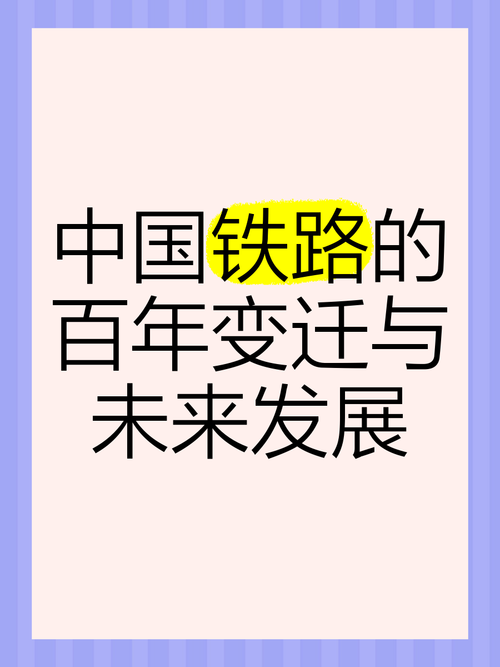 中国铁路发展史 前景